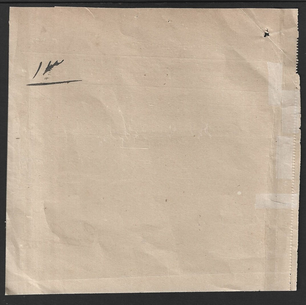 India NORTH WESTERN RAILWAY OFFICE NOTE 1909