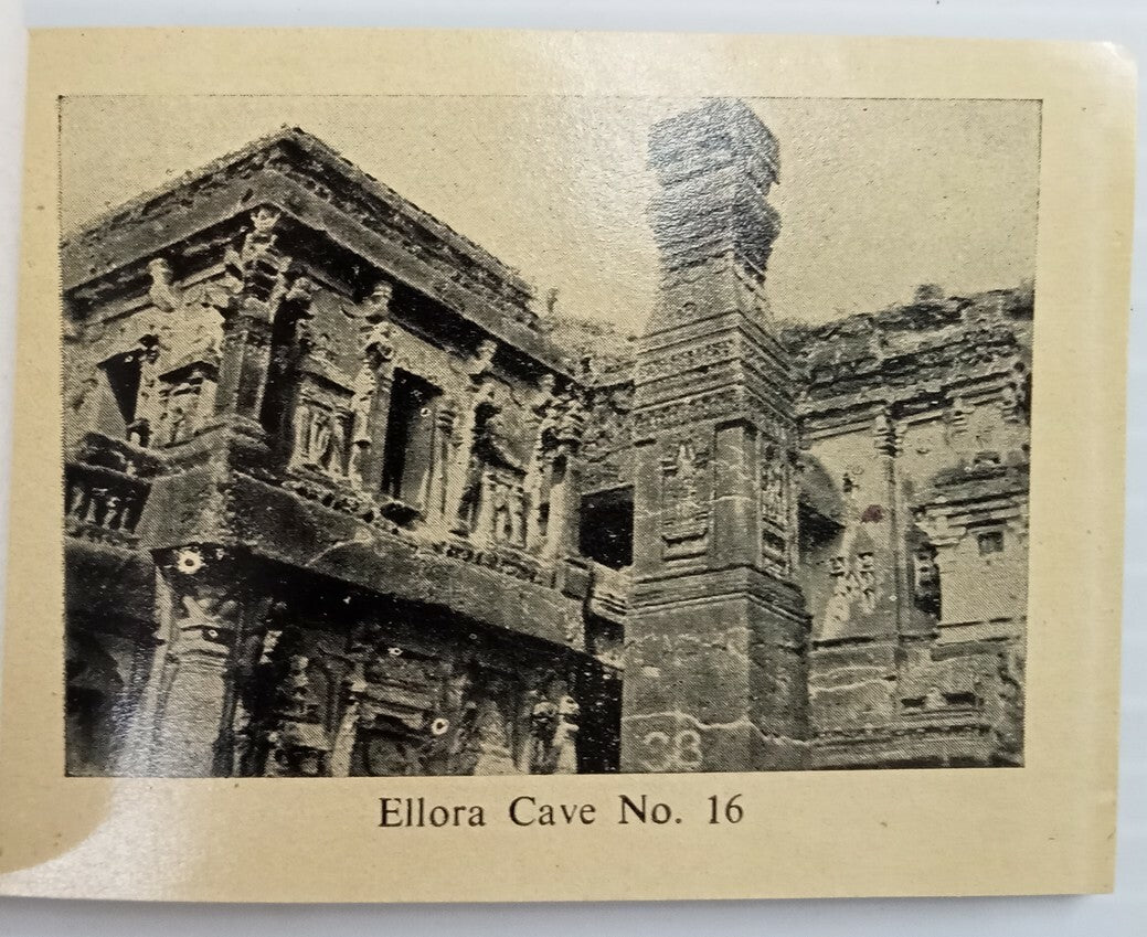 AOP India vintage Tourist booklet with 24 pictures AJANTA ELLORA  AURANGABAD