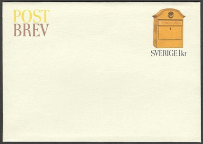 (AOP) India Sweden 1971-76 aerogrammes & airmail envelopes most unused (7)