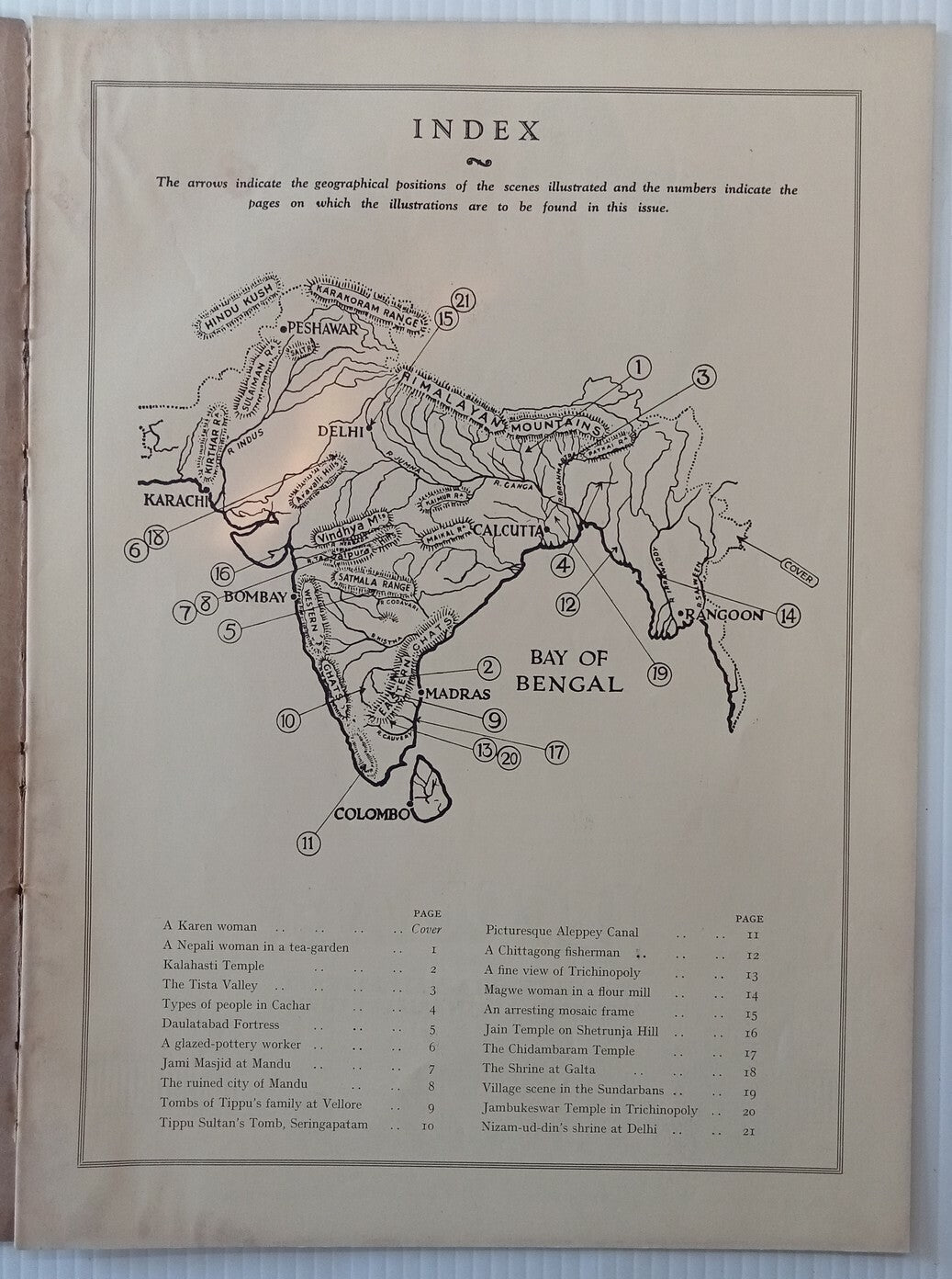 INDIAN PICTORAL EDUCATION 1929.30 Voll.1 No.1 Burma, Karen