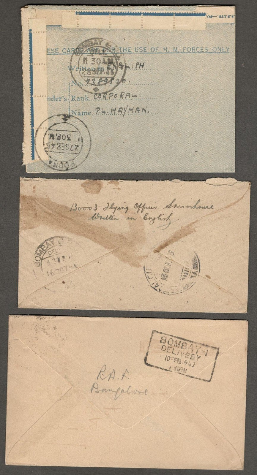 India WW2 military covers (54)
