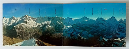 AOP India vintage booklet of 6 postcards SCHILTHORN, SWITZERLAND