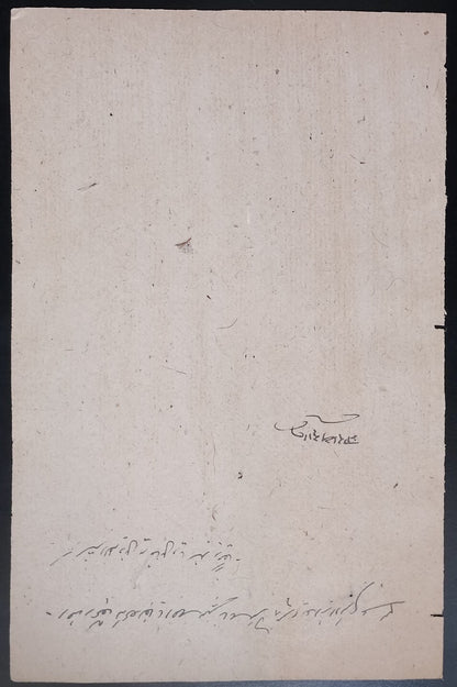 India MALER KOTLA State stamp paper new discovery 12R - unlisted