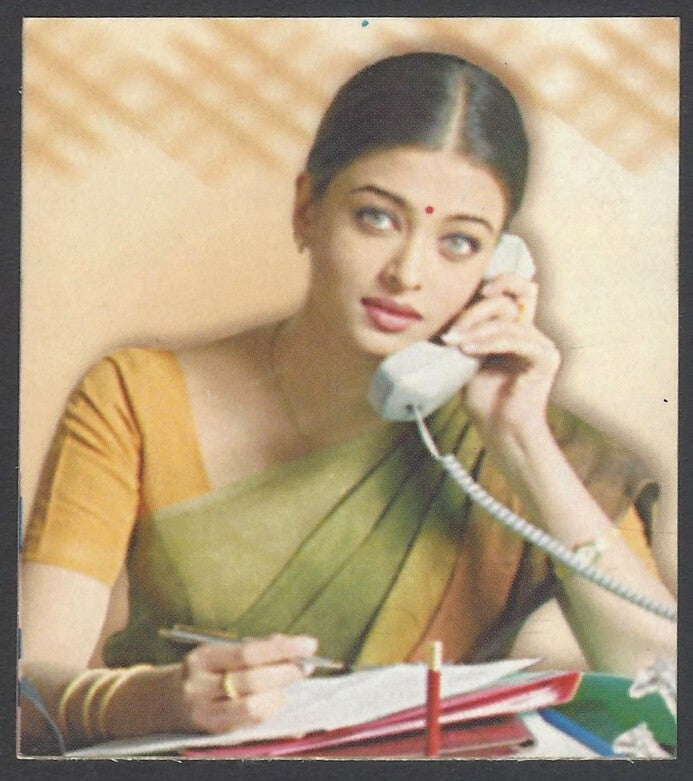 AOP2 India Bollywood 2004 Pocket Calendar AISHWARYA RAI BACHCHAN