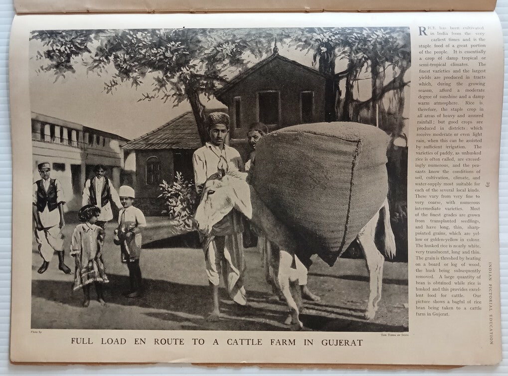 INDIAN PICTORAL EDUCATION 1929.30 Voll.1 No.4 Burma Shan, Rivers