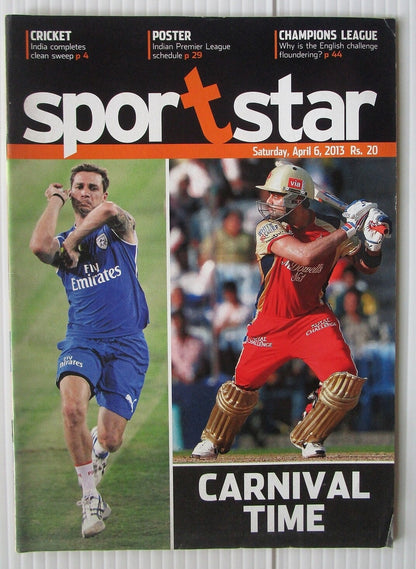 India Sports Star 2013-2014 with much Cricket coverage (5 issues)