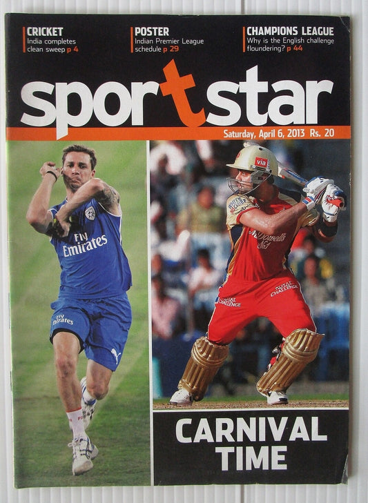 India Sports Star 2013-2014 with much Cricket coverage (5 issues)