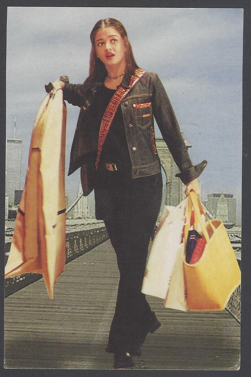 AOP India vintage Bollywood postcard AISHWARYA RAI