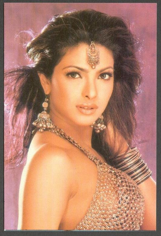 AOP India Bollywood vintage postcard PRIYANKA CHOPRA