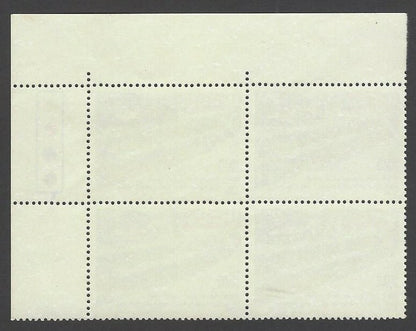 India 1986 Naval Dockyard Anniversary TL block of 4 MNH
