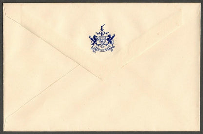 AOPIMT India Chhota Udepur State Rewa Kantha crested envelope Coat of Arms
