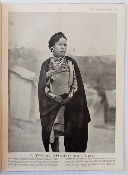 INDIAN PICTORAL EDUCATION 1929.30 Vol.1 No.10 Kathiawad, Silk Worms, Benares