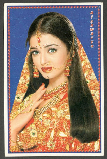 AOP India Bollywood vintage postcard AISHWARYA RAI