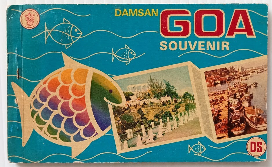 AOP India DAMSAN GOA vintage souvenir booklet of 10 postcards