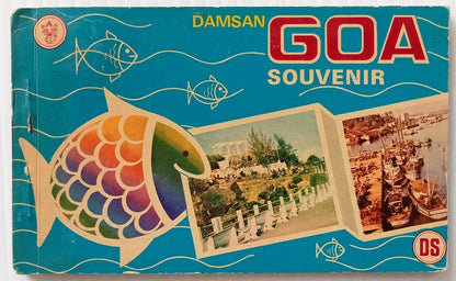 AOP India DAMSAN GOA vintage souvenir booklet of 10 postcards