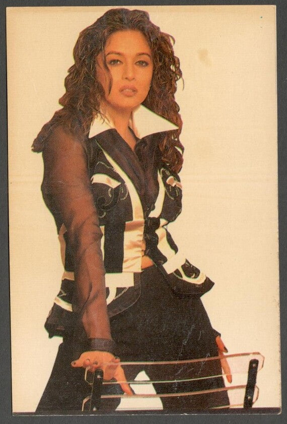AOP India Bollywood vintage postcard MADHURI DIXIT
