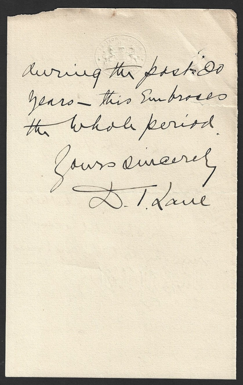 India MEDICAL OFFICER * PATIALA STATE crested letter used 1922