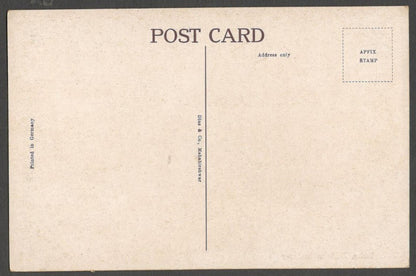 AOP India vintage colour postcard Lake, Mahableshwar, printed in Germany