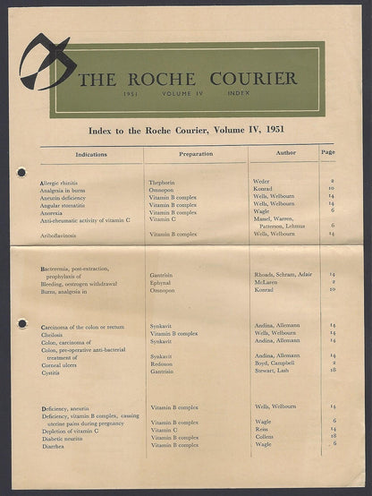 India 1940s to 1950s ROCHE medical advertisement brochures & studies (19) ZAZ