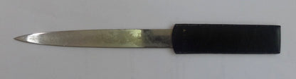 India 9” paper cutter with leather handle & sheath