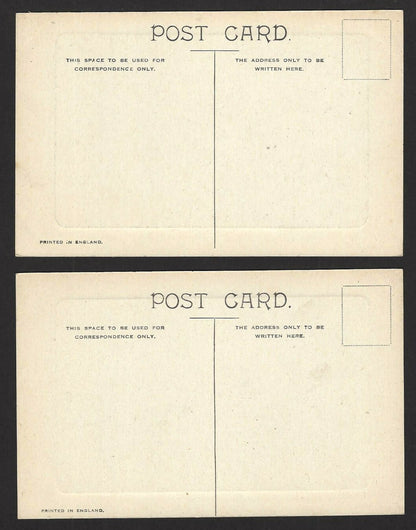 India Calcutta vintage postcard series x 10