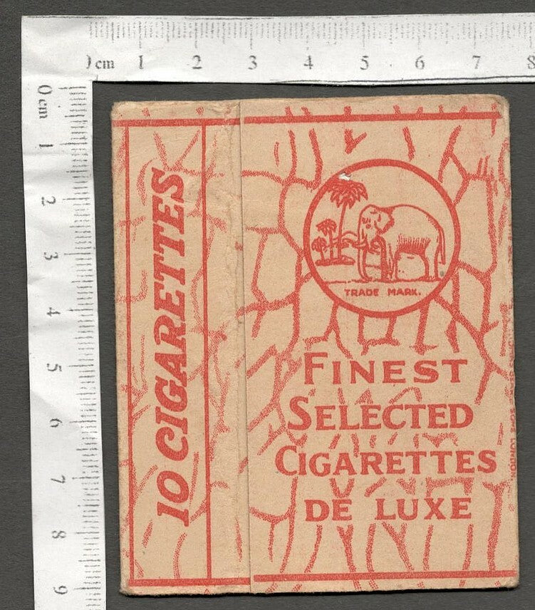 AOP India vintage cigarette packet BEAR'S SPECIALS