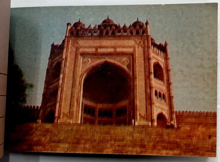 AOP India SARNATH vintage tourist booklet of 10 postcards