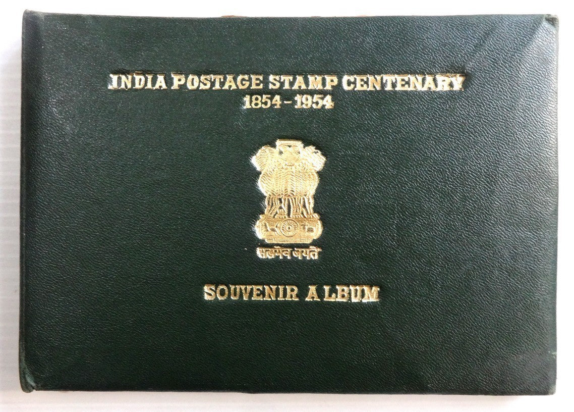 India 1954 Stamp Centenary SOUVENIR ALBUM reproducing all stamps of the century