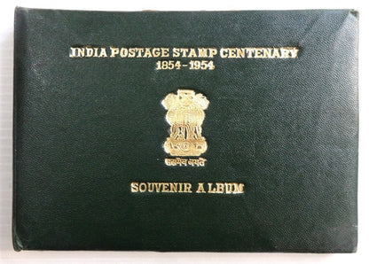 India 1954 Stamp Centenary SOUVENIR ALBUM reproducing all stamps of the century