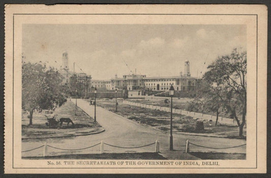 AOP India vintage postcard The Secretariats of the Government of India, DELHI