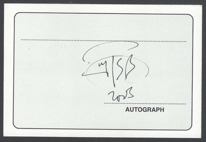 AOP India Srijato, Bengali Poet signed autograph card