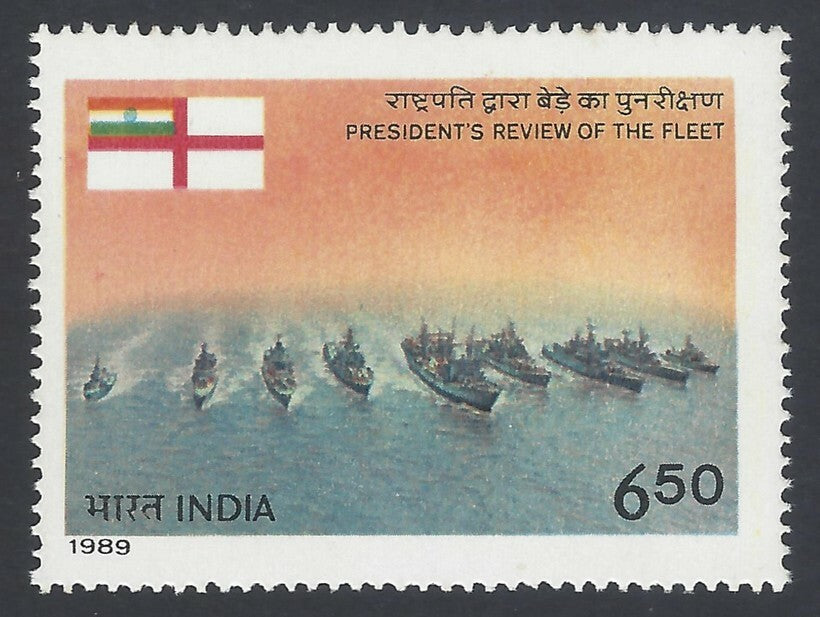 AOP India 1989 President,s Review of the Fleet MNH	