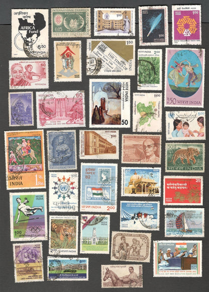 AOP India collection of large 1000+ different commemorative stamps