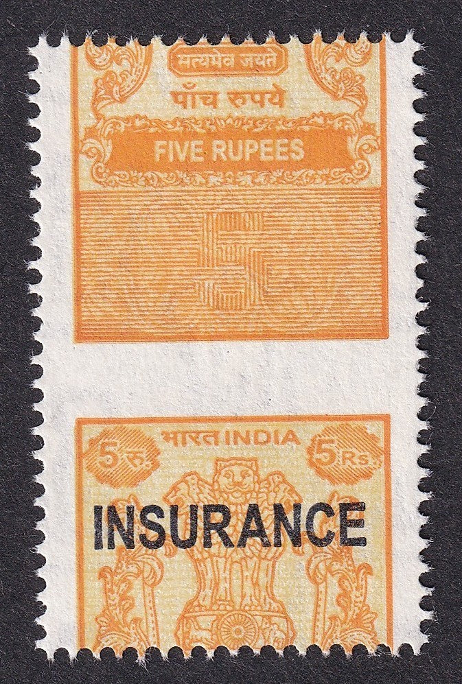 India revenue - INSURANCE 5R MISPERF ERROR MNH