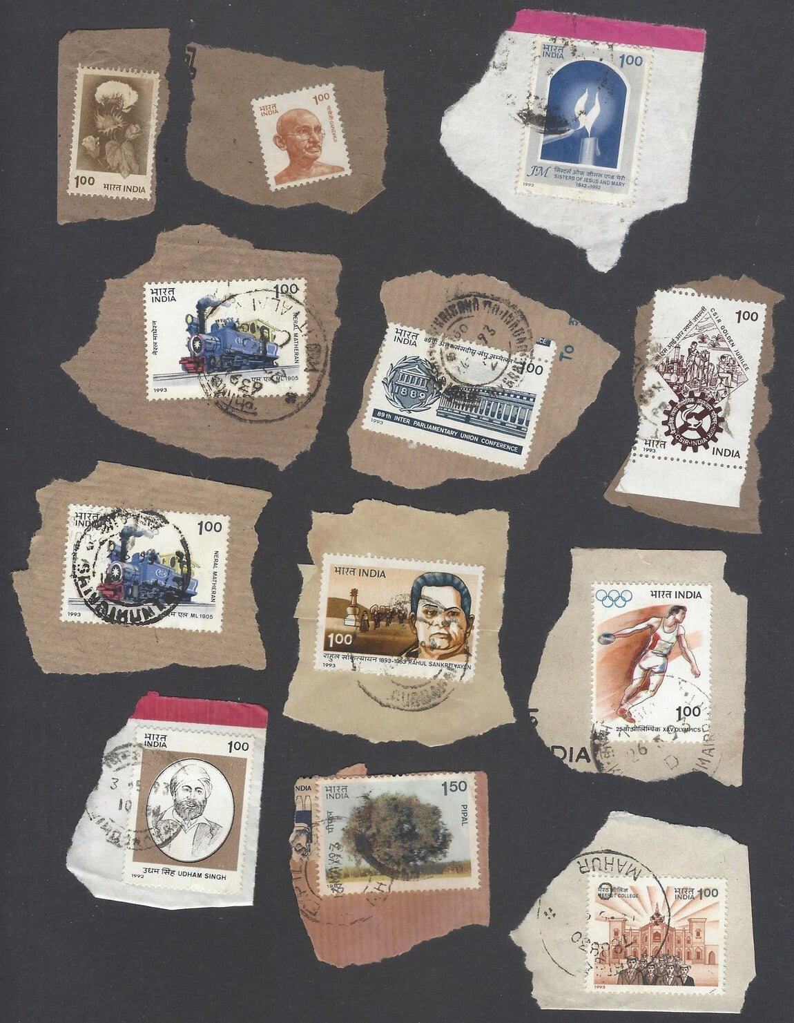 AOP India 1990s commemoratives on paper 250++