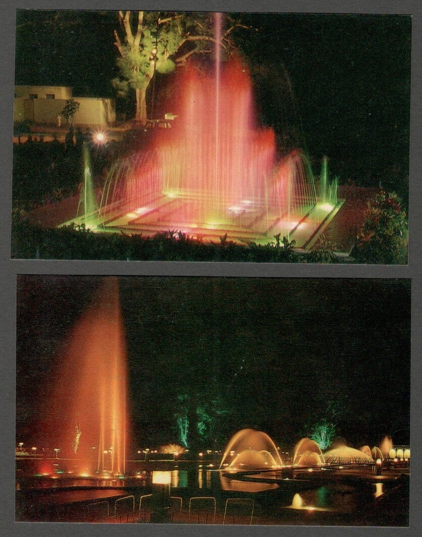 AOP India vintage set of 10 postcards BRINDAVAN	
