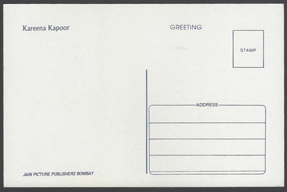 AOP India Bollywood vintage postcard KAREENA KAPOOR