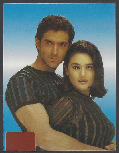 AOP2 India Bollywood 2001 Pocket Calendar - PREITY ZINTA & HRITHIK ROSHAN