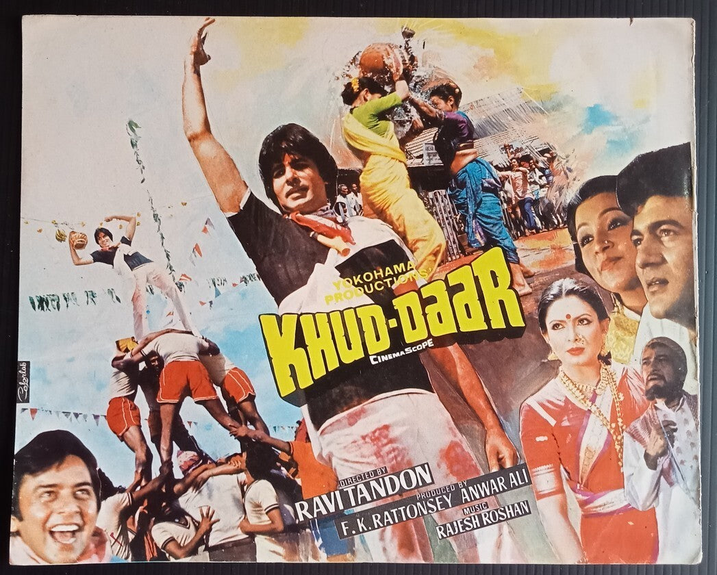 Bollywood India 1982 KHUD-DAAR Amitabh Bachchan booklet