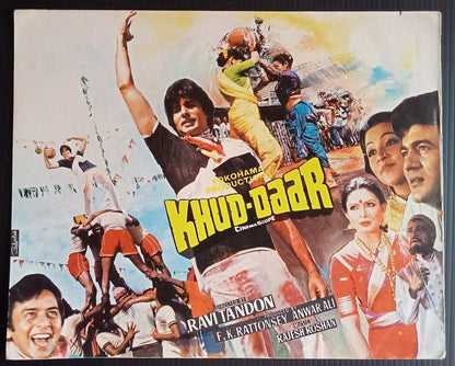 Bollywood India 1982 KHUD-DAAR Amitabh Bachchan booklet