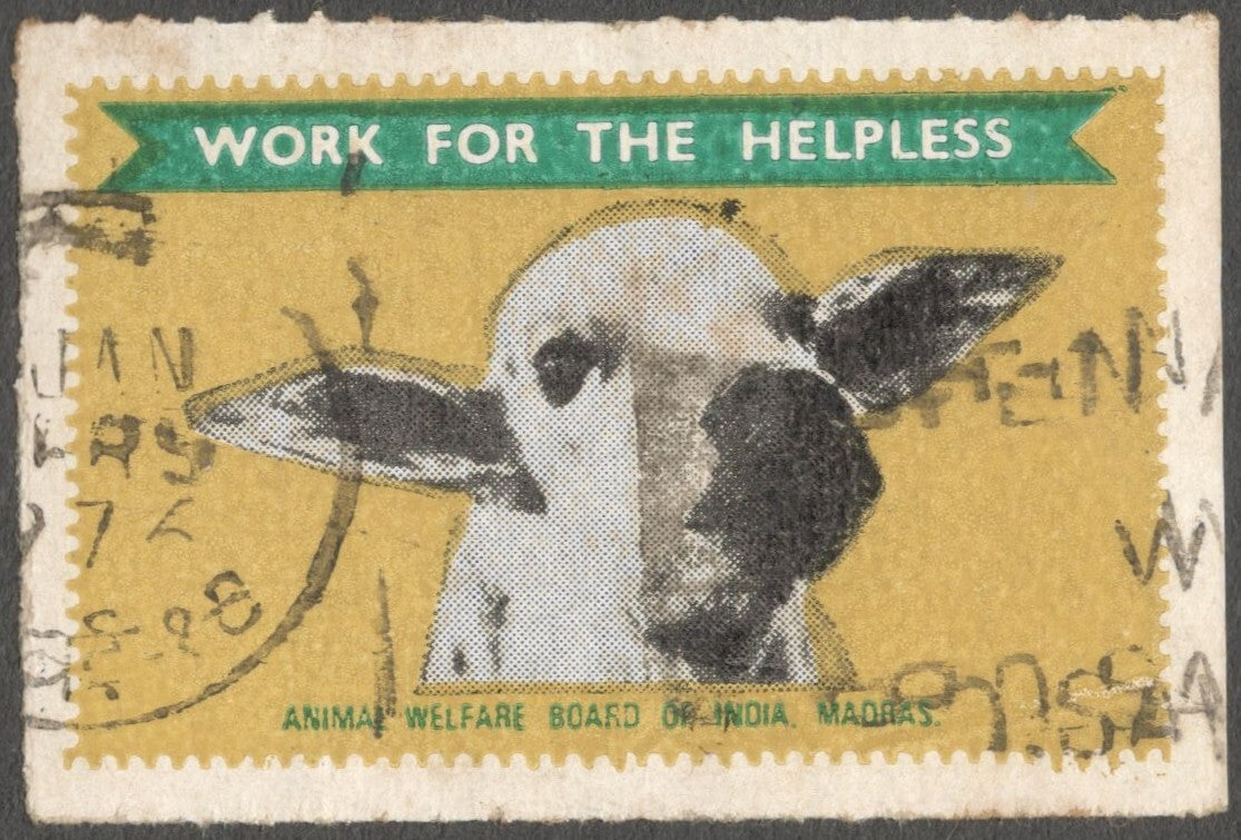 AOP India Animal Welfare Board WORK FOR THE HELPLESS label 