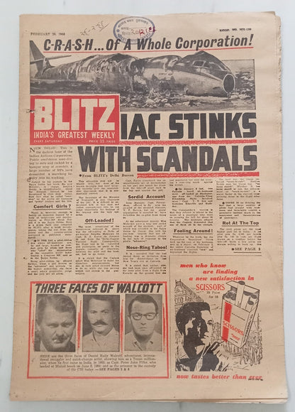 AOP India BLITZ 26 Feb 1966 IAC STINKS WITH SCANDALS (R )