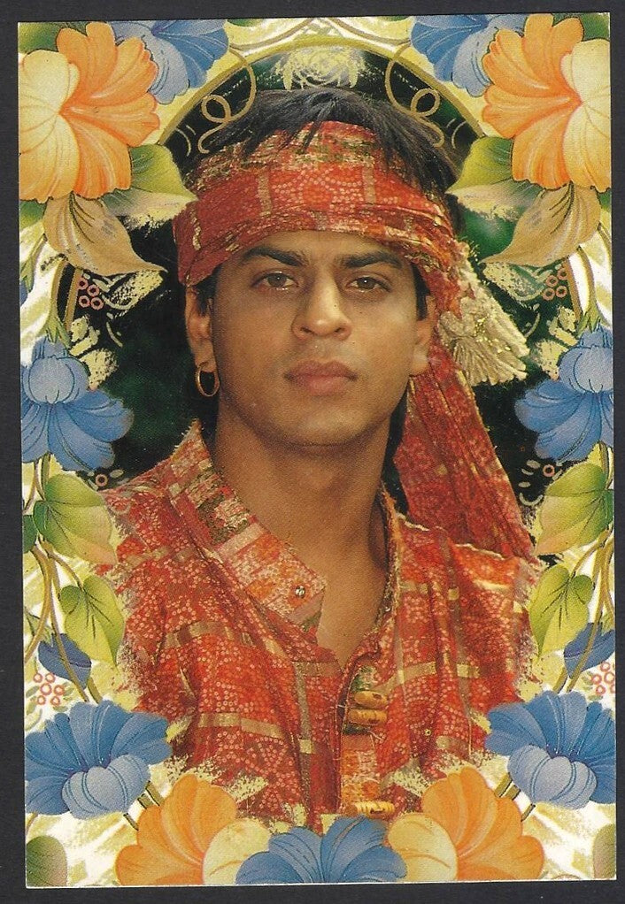AOP India Bollywood vintage postcard SHAH RUKH KHAN