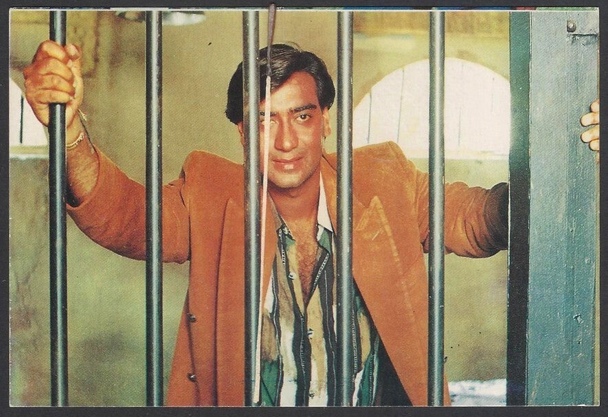AOP India Bollywood vintage postcard AJAY DEVGAN