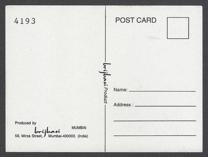 AOP Bollywood India promotional mini postcard (3x4 inches) TABU