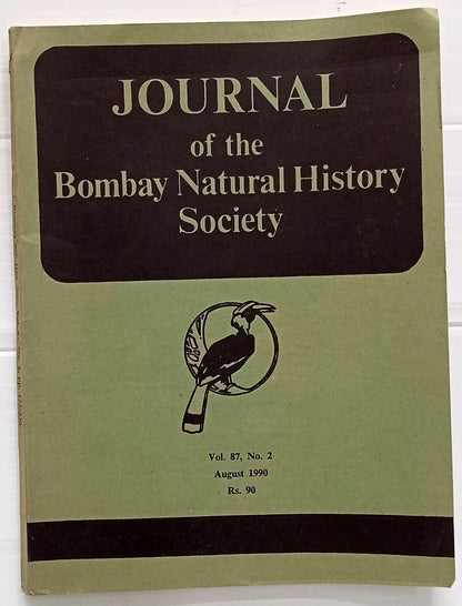 AOP India JOURNAL OF THE BOMBAY NATURAL HISTORY SOCIETY August 1990
