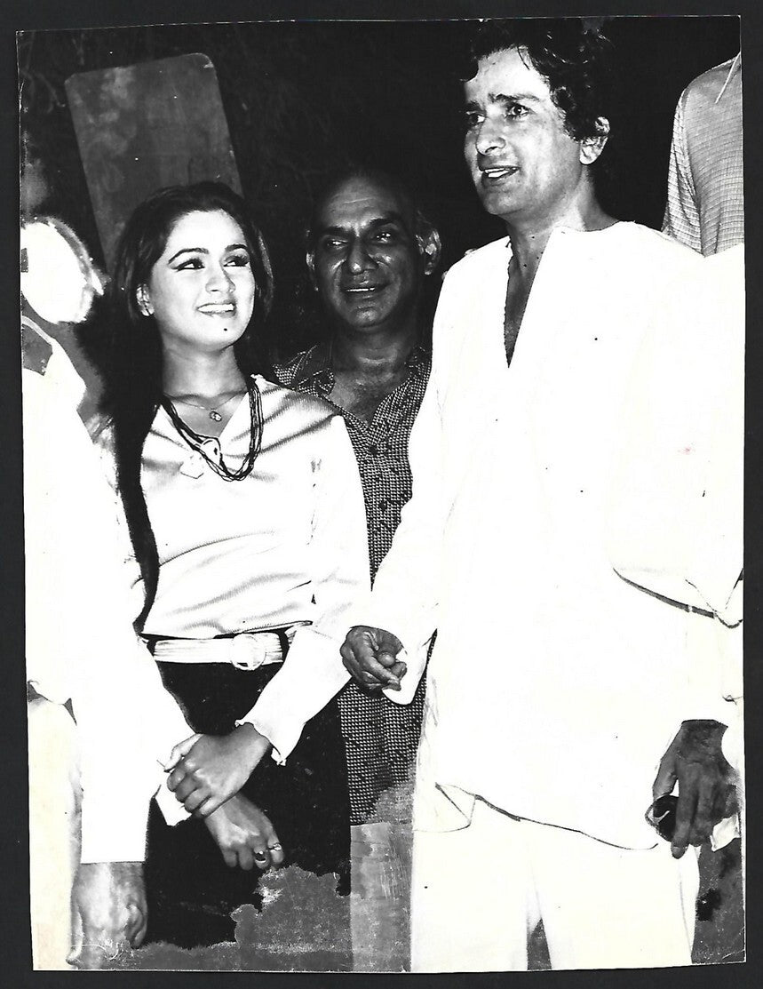 (AOP) India Shashi Kapoor & Padmini Kolhapuri press photo