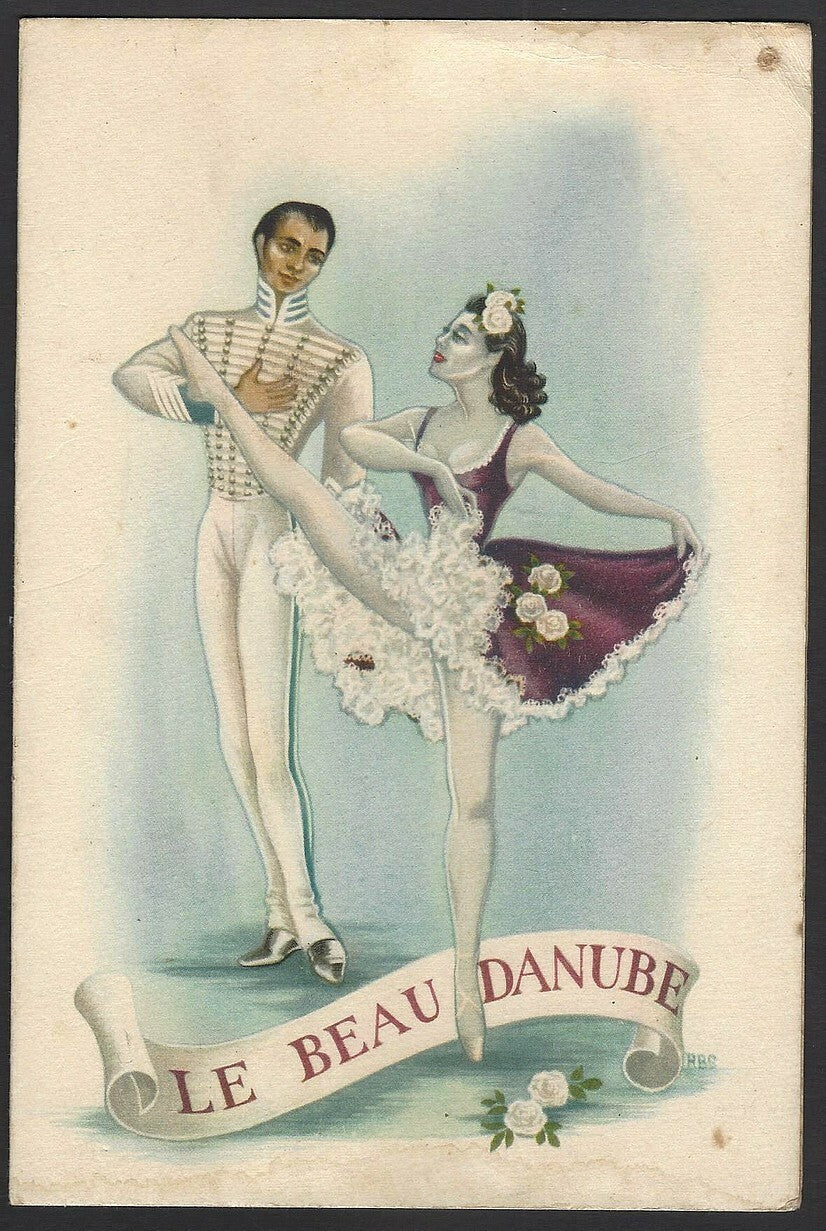 B.I. British India Line Ballets menu cards (4)