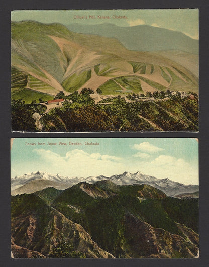Chakrata, Dehra Dun, Uttarkhand, India vintage postcards (5)