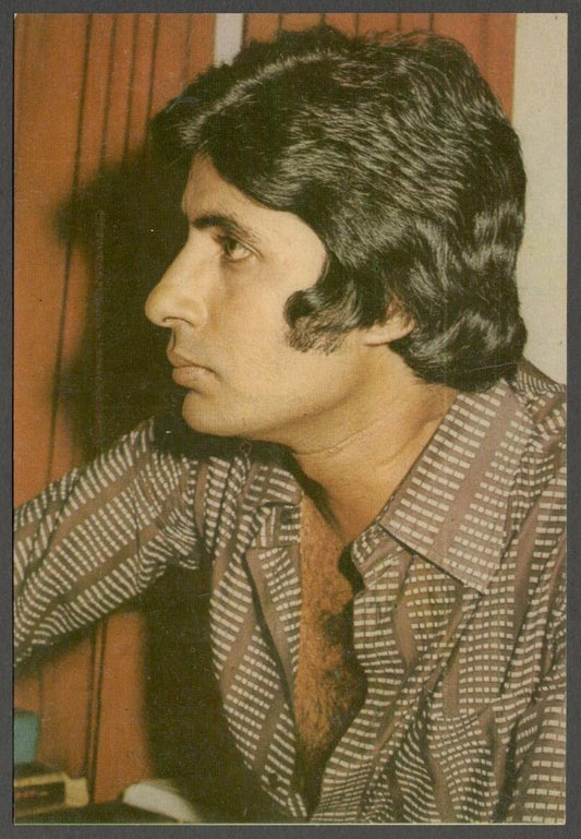AOP India Bollywood vintage postcard AMITHAB BACHCHAN